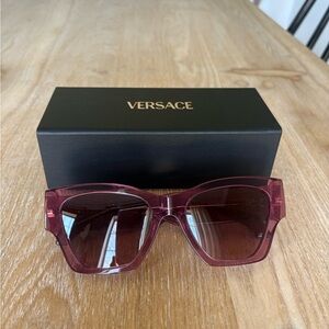 Versace Women's Rose-Tinted Sunglasses
